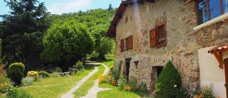 montée vers le gîte