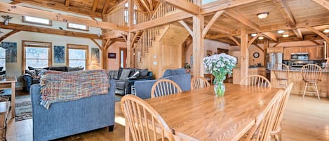 Stratton Vacation Rental | 5BR | 5BA | 6,000 Sq Ft | Stairs Required