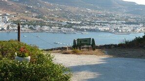 Area that directly surrounds the property. View on Parikia and the Harbor