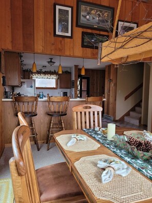 main level view from dining table