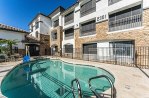 Pool and Spa are heated all year