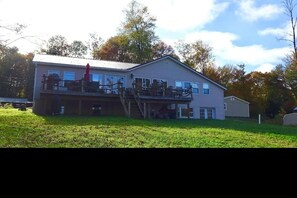 Lake side of house