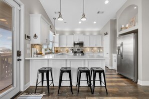 Enjoy natural light and plenty of space in our well appointed kitchen.