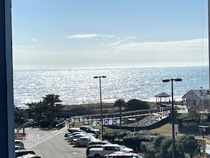 Blick von der Unterkunft