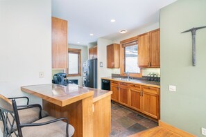 The Galley Kitchen for the chef
