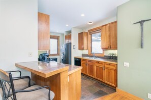 The Galley Kitchen for the chef