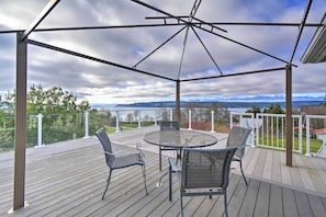 Deck | Hood Canal Views | Single-Story Home