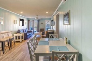 Kitchen Table and Living Room