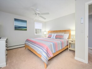 Bedroom #3 King bed, nightstand, dresser, ensuite bath-17 Avalon Circle-Osterville-Cape Cod