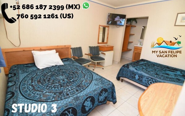 Beatriz`s place studio 3 - Bedroom 2 beds