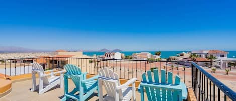 La Hacienda in San Felipe rental home - relaxing space on roof