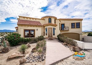 Casa Campbell at El Dorado Ranch San Felipe BC - front of the house