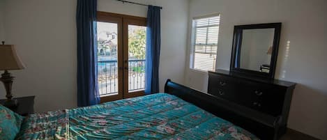 Master bedroom with dresser