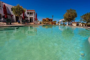 La Hacienda Condo 4 San Felipe Baja - community swimming pool close up