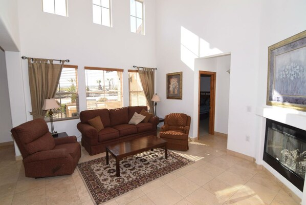 El Dorado Ranch san felipe baja resort villa 251 living room chimny