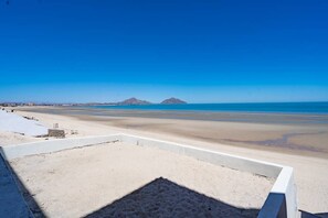 Luis Condo 3 en las Palmas, San Felipe rental home - front view of the beach from the house