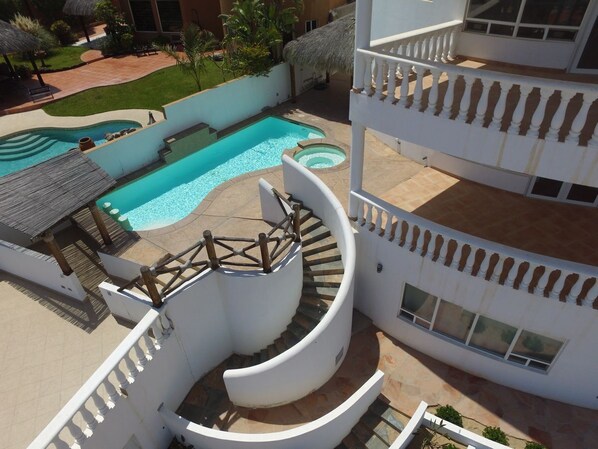 Casa Blanca San Felipe Vacation rental with private pool - aerial view of pool