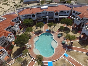 La Hacienda San Felipe vacation rental condo 19 - aerial view of the condos