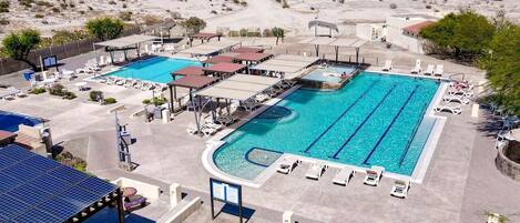 El Cachanilla pool - El Dorado San Felipe Resort swimming pool