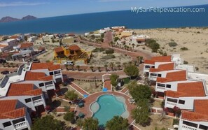South of town vacation rental san felipe baja mexico - condos pool in the middle