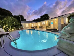 Beautiful and heated salt water pool