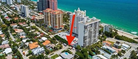 Located across the street from the beach and a quick 3 minute walk