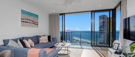 Ocean views from living room