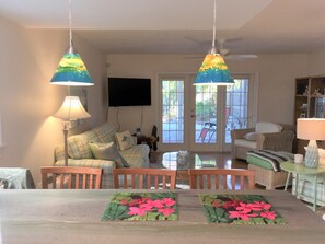 Open Floor Plan with tons of light.  