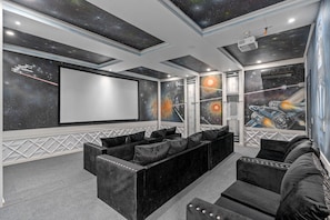 Movie Theater - Three Rows of Couches