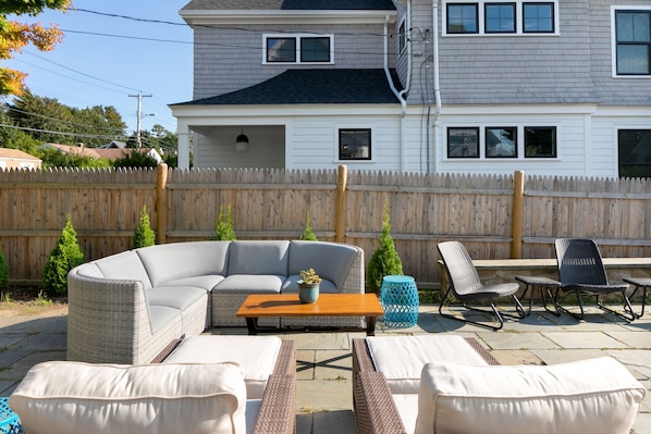 Outdoor backyard patio