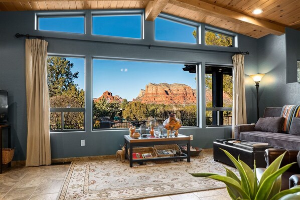 Soak up spectacular views of Bell Rock from Indian Ruin in the Village of Oak Creek