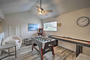 Game Room | 2nd Floor | Foosball Table | NBA Arcade Game | Tabletop Shuffleboard