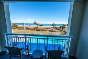 Direct Ocean Front View from the Balcony