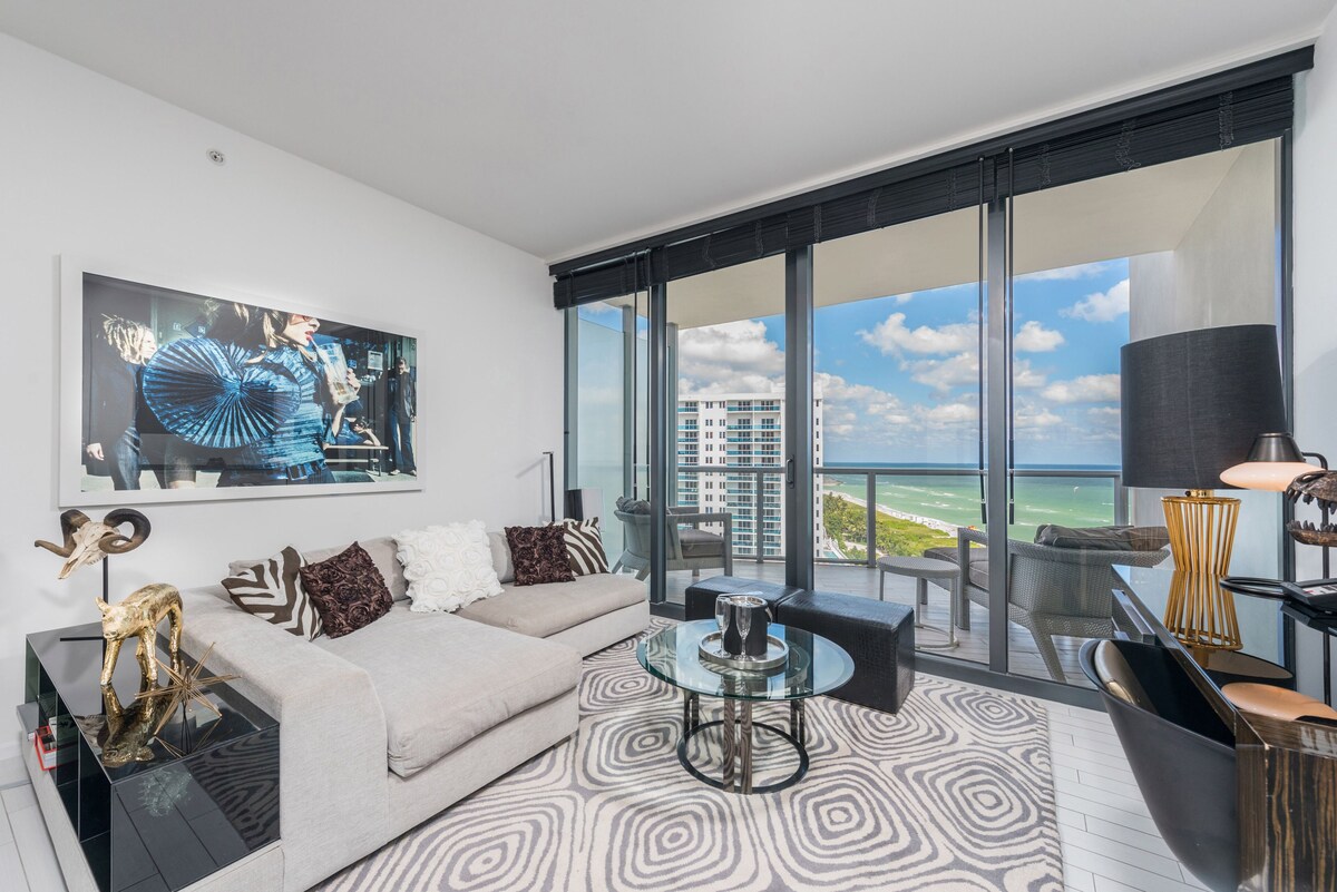 Oceanfront Private Condo at W South Beach -3B1229