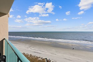 Alternate view from the oceanfront balcony.