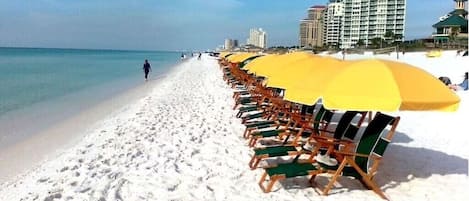 Beautiful Sandestin Beach resort beaches, restaurants, bars…golf cart ride away