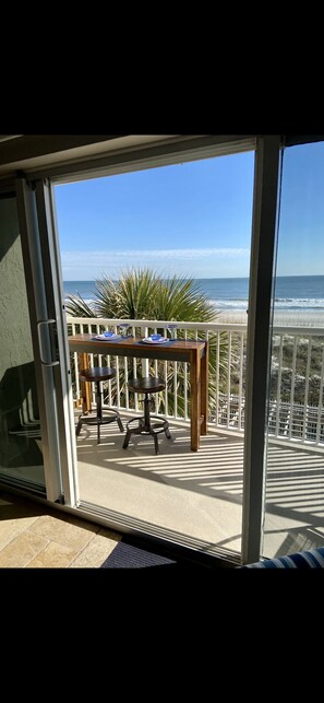 Higher seating on the balcony.