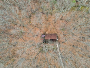 Overhead shot of Brown Manor