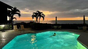 A great place to enjoy quiet and enjoy the famous Kona sunsets
