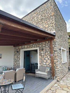 Outside seating area