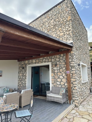 Outside seating area