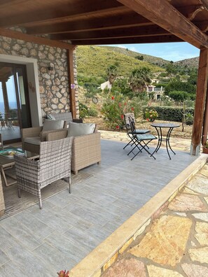 Outside seating area