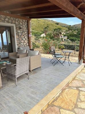 Outside seating area
