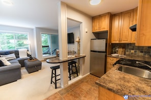 Open concept kitchen