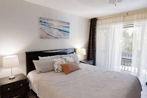 Bedroom #1 with private balcony