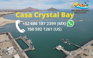 San Felipe baja vacation rental - habor views