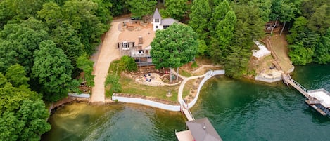 Blue Ridge Lakeside Chateau - Aerial View