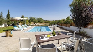 Vue sur piscine