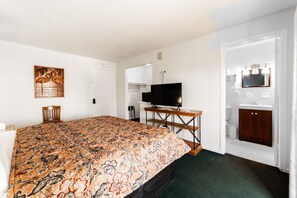 Quaint, Lakeside King Hotel Room with Kitchenette and Balcony  image 4