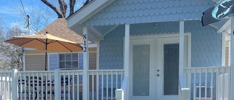 The 1930 beach house has been renovated from foundation to roof--charming!